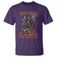 Funny Medieval Knight Worker Meme T Shirt Three Coffees No Lunch Valkyrie Coffee Lover