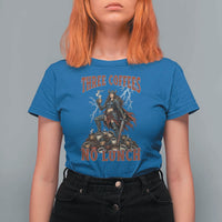 Funny Medieval Knight Worker Meme T Shirt For Women Three Coffees No Lunch Valkyrie Coffee Lover