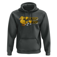 Funny Duck Lover Gift Hoodie Easily Distracted By Ducks - Wonder Print Shop