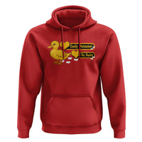 Funny Duck Lover Gift Hoodie Easily Distracted By Ducks - Wonder Print Shop