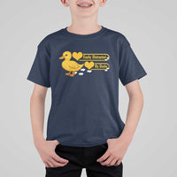 Funny Duck Lover Gift T Shirt For Kid Easily Distracted By Ducks - Wonder Print Shop