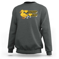 Funny Duck Lover Gift Sweatshirt Easily Distracted By Ducks - Wonder Print Shop