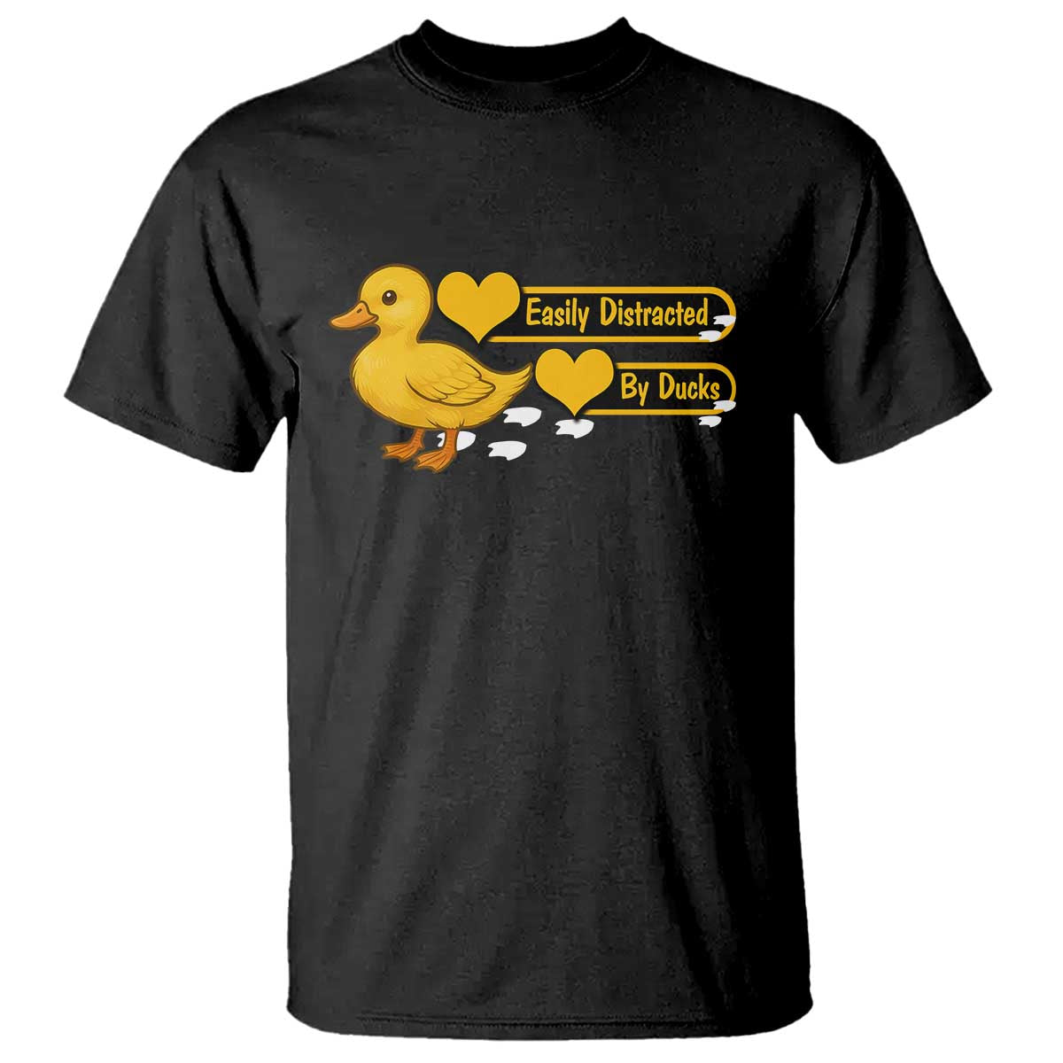 Funny Duck Lover Gift T Shirt Easily Distracted By Ducks - Wonder Print Shop