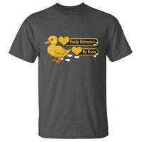 Funny Duck Lover Gift T Shirt Easily Distracted By Ducks - Wonder Print Shop