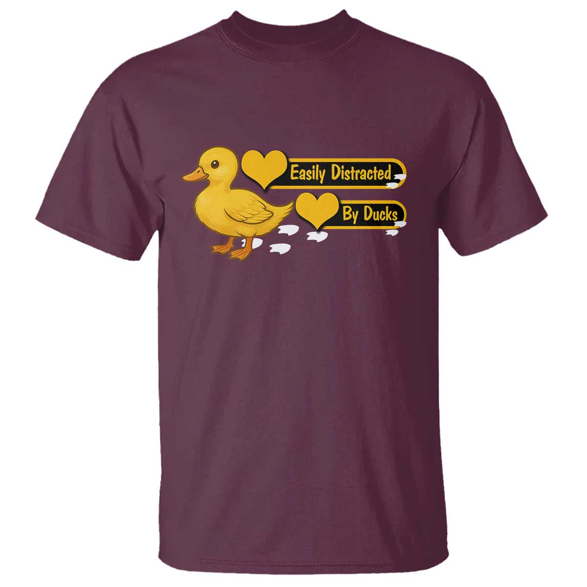 Funny Duck Lover Gift T Shirt Easily Distracted By Ducks - Wonder Print Shop