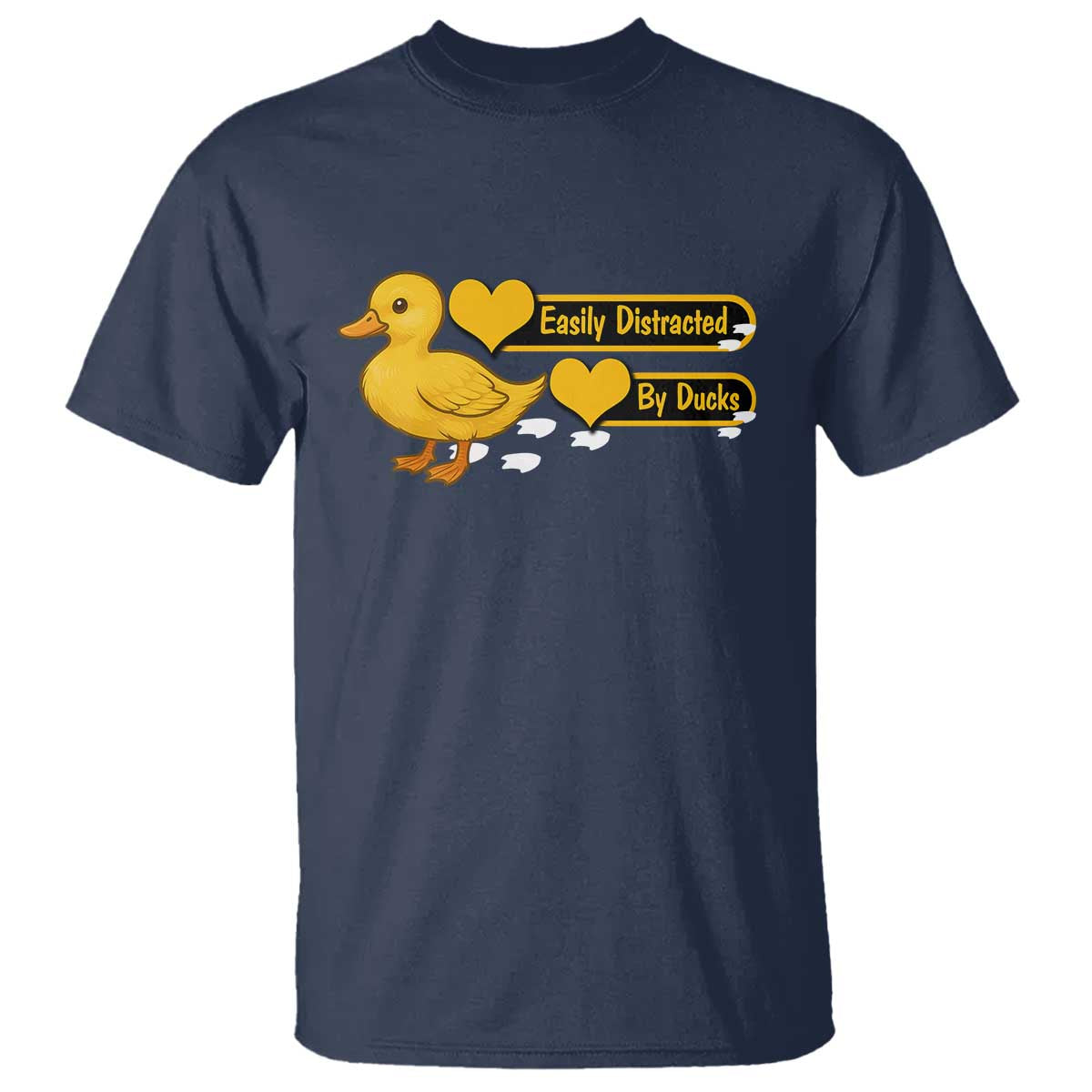 Funny Duck Lover Gift T Shirt Easily Distracted By Ducks - Wonder Print Shop