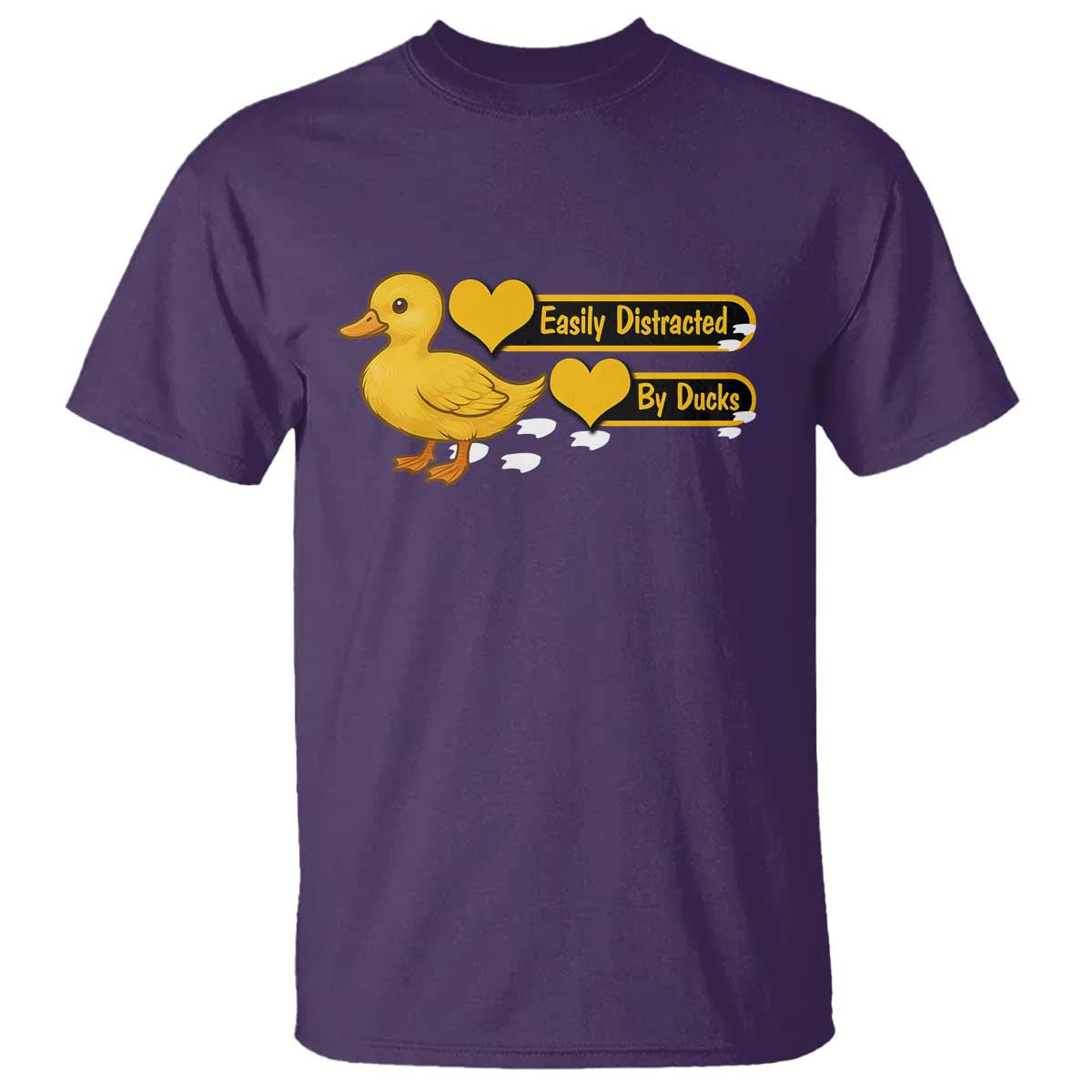 Funny Duck Lover Gift T Shirt Easily Distracted By Ducks - Wonder Print Shop