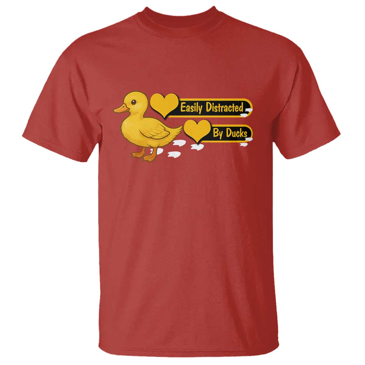 Funny Duck Lover Gift T Shirt Easily Distracted By Ducks - Wonder Print Shop
