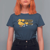 Funny Duck Lover Gift T Shirt For Women Easily Distracted By Ducks - Wonder Print Shop