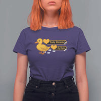 Funny Duck Lover Gift T Shirt For Women Easily Distracted By Ducks - Wonder Print Shop