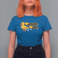 Funny Duck Lover Gift T Shirt For Women Easily Distracted By Ducks - Wonder Print Shop