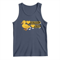 Funny Duck Lover Gift Tank Top Easily Distracted By Ducks - Wonder Print Shop
