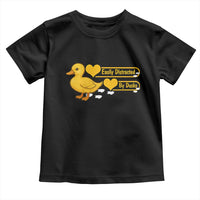 Funny Duck Lover Gift Toddler T Shirt Easily Distracted By Ducks - Wonder Print Shop