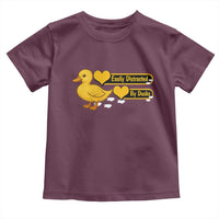 Funny Duck Lover Gift Toddler T Shirt Easily Distracted By Ducks - Wonder Print Shop