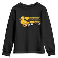 Funny Duck Lover Gift Youth Sweatshirt Easily Distracted By Ducks - Wonder Print Shop