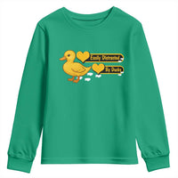 Funny Duck Lover Gift Youth Sweatshirt Easily Distracted By Ducks - Wonder Print Shop