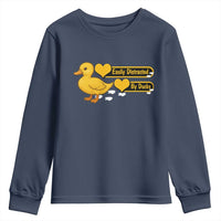 Funny Duck Lover Gift Youth Sweatshirt Easily Distracted By Ducks - Wonder Print Shop