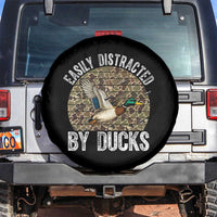 Duck Hunting Gift Spare Tire Cover Easily Distracted By Ducks - Wonder Print Shop