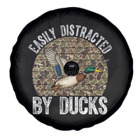 Duck Hunting Gift Spare Tire Cover Easily Distracted By Ducks - Wonder Print Shop