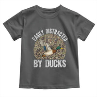 Duck Hunting Gift Toddler T Shirt Easily Distracted By Ducks - Wonder Print Shop