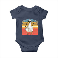 Funny Duck Drinking Baby Onesie Coffee Lover Gift - Wonder Print Shop