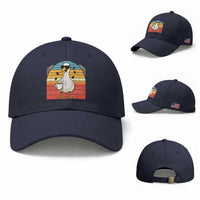 Funny Duck Drinking Baseball Cap Coffee Lover Gift