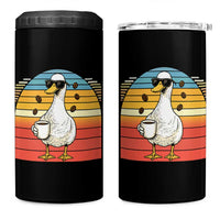 Funny Duck Drinking 4 in 1 Can Cooler Tumbler Coffee Lover Gift