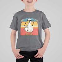 Funny Duck Drinking T Shirt For Kid Coffee Lover Gift - Wonder Print Shop