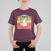 Funny Duck Drinking T Shirt For Kid Coffee Lover Gift - Wonder Print Shop