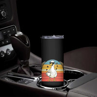 Funny Duck Drinking Skinny Tumbler Coffee Lover Gift