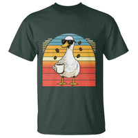 Funny Duck Drinking T Shirt Coffee Lover Gift - Wonder Print Shop