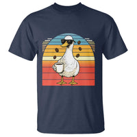 Funny Duck Drinking T Shirt Coffee Lover Gift - Wonder Print Shop
