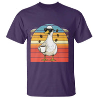 Funny Duck Drinking T Shirt Coffee Lover Gift - Wonder Print Shop