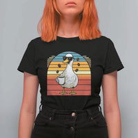 Funny Duck Drinking T Shirt For Women Coffee Lover Gift - Wonder Print Shop