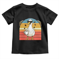 Funny Duck Drinking Toddler T Shirt Coffee Lover Gift - Wonder Print Shop