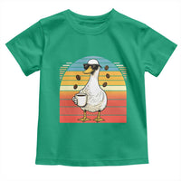Funny Duck Drinking Toddler T Shirt Coffee Lover Gift - Wonder Print Shop