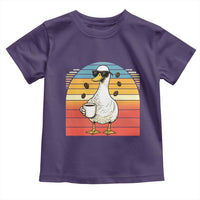 Funny Duck Drinking Toddler T Shirt Coffee Lover Gift - Wonder Print Shop