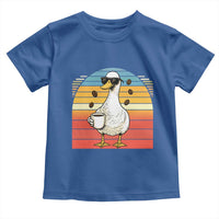 Funny Duck Drinking Toddler T Shirt Coffee Lover Gift - Wonder Print Shop