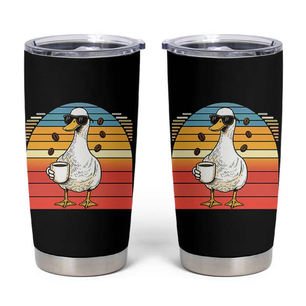 Funny Duck Drinking Tumbler Cup Coffee Lover Gift
