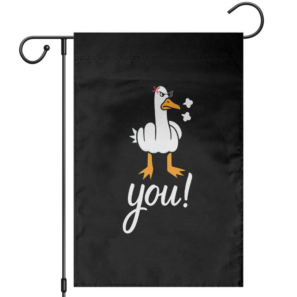 Funny Sarcastic Duck You Garden Flag Farm Animal Gift - Wonder Print Shop