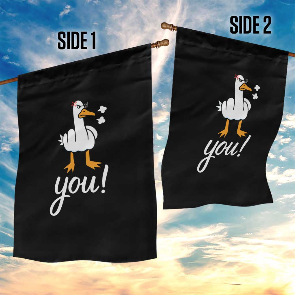 Funny Sarcastic Duck You Garden Flag Farm Animal Gift - Wonder Print Shop