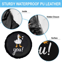Funny Sarcastic Duck You Spare Tire Cover Farm Animal Gift - Wonder Print Shop