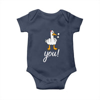 Funny Sarcastic Duck You Baby Onesie Farm Animal Gift - Wonder Print Shop