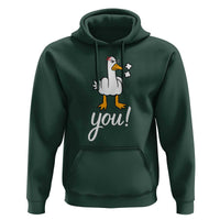 Funny Sarcastic Duck You Hoodie Farm Animal Gift - Wonder Print Shop