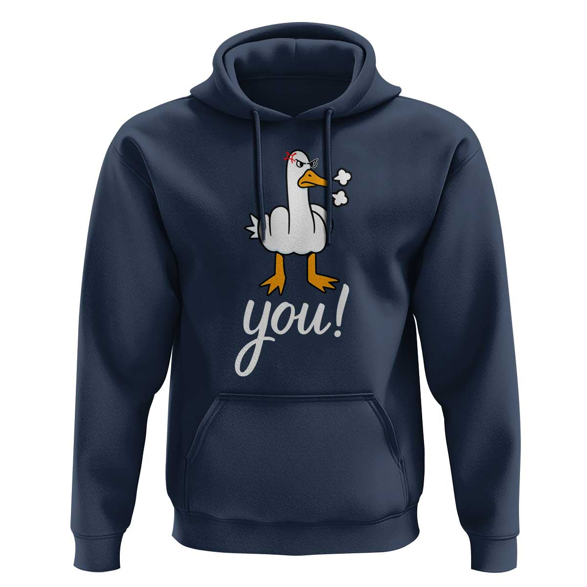 Funny Sarcastic Duck You Hoodie Farm Animal Gift - Wonder Print Shop