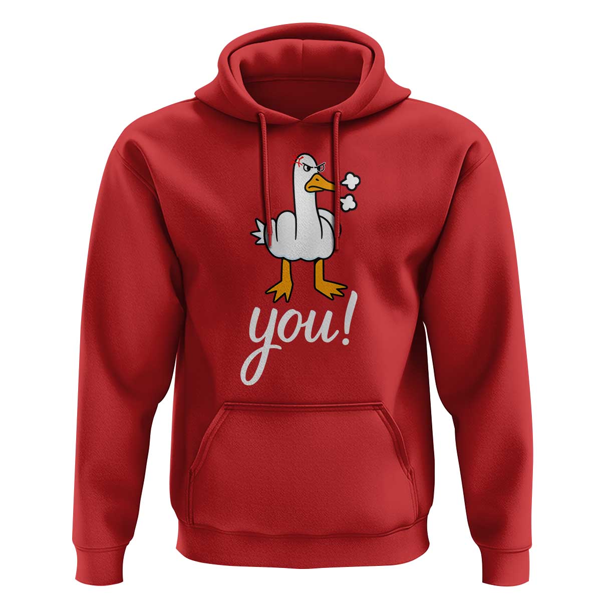 Funny Sarcastic Duck You Hoodie Farm Animal Gift - Wonder Print Shop