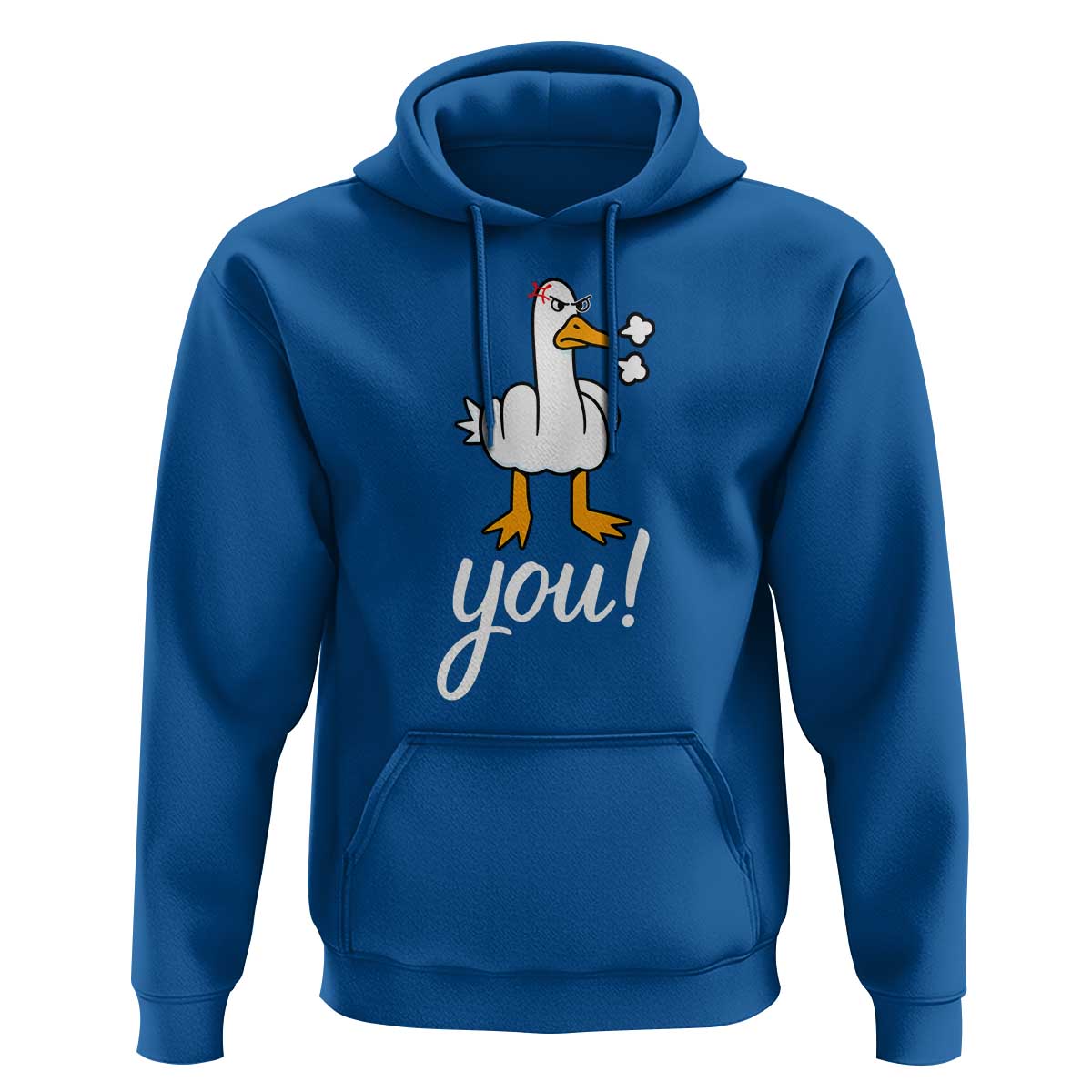 Funny Sarcastic Duck You Hoodie Farm Animal Gift - Wonder Print Shop