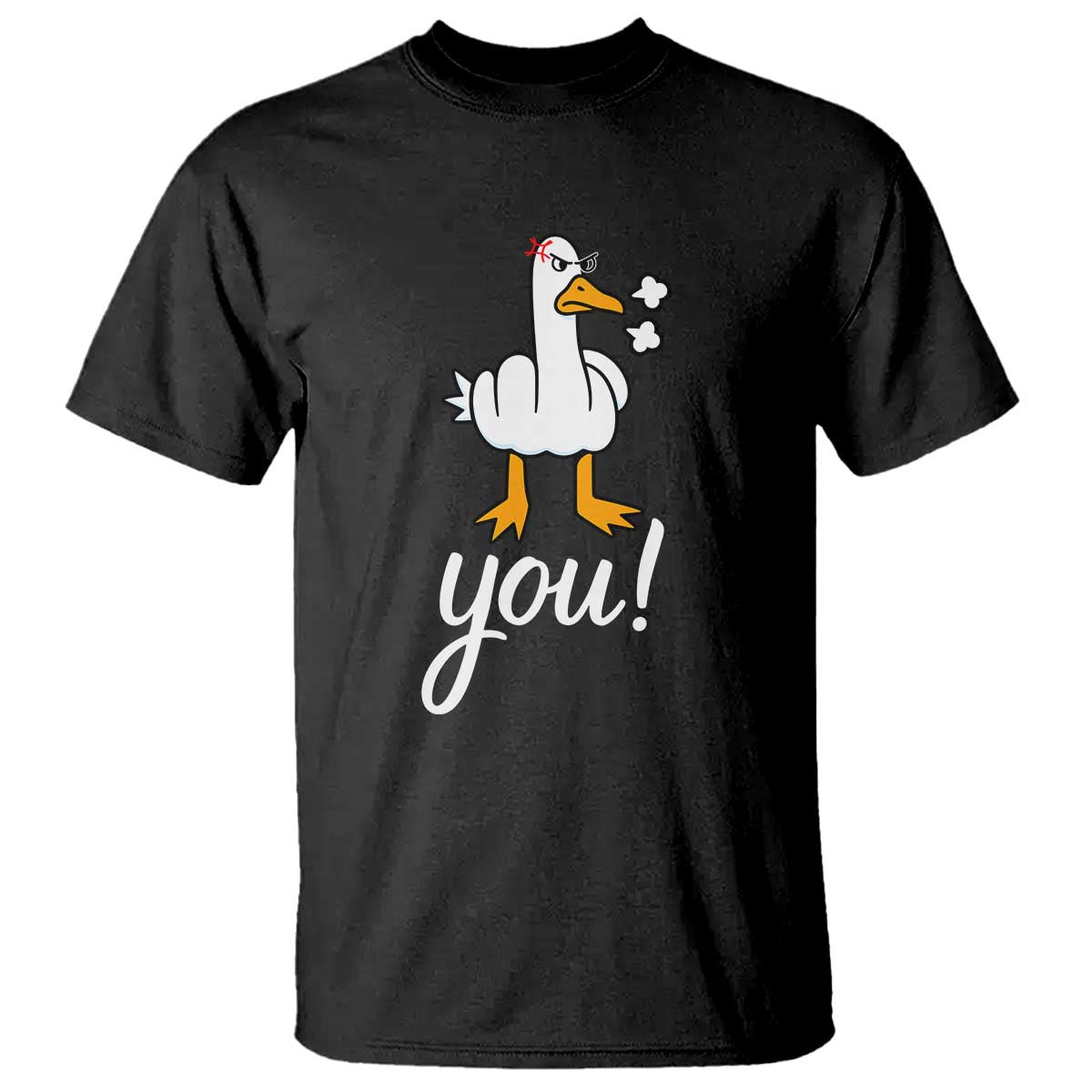 Funny Sarcastic Duck You T Shirt Farm Animal Gift - Wonder Print Shop
