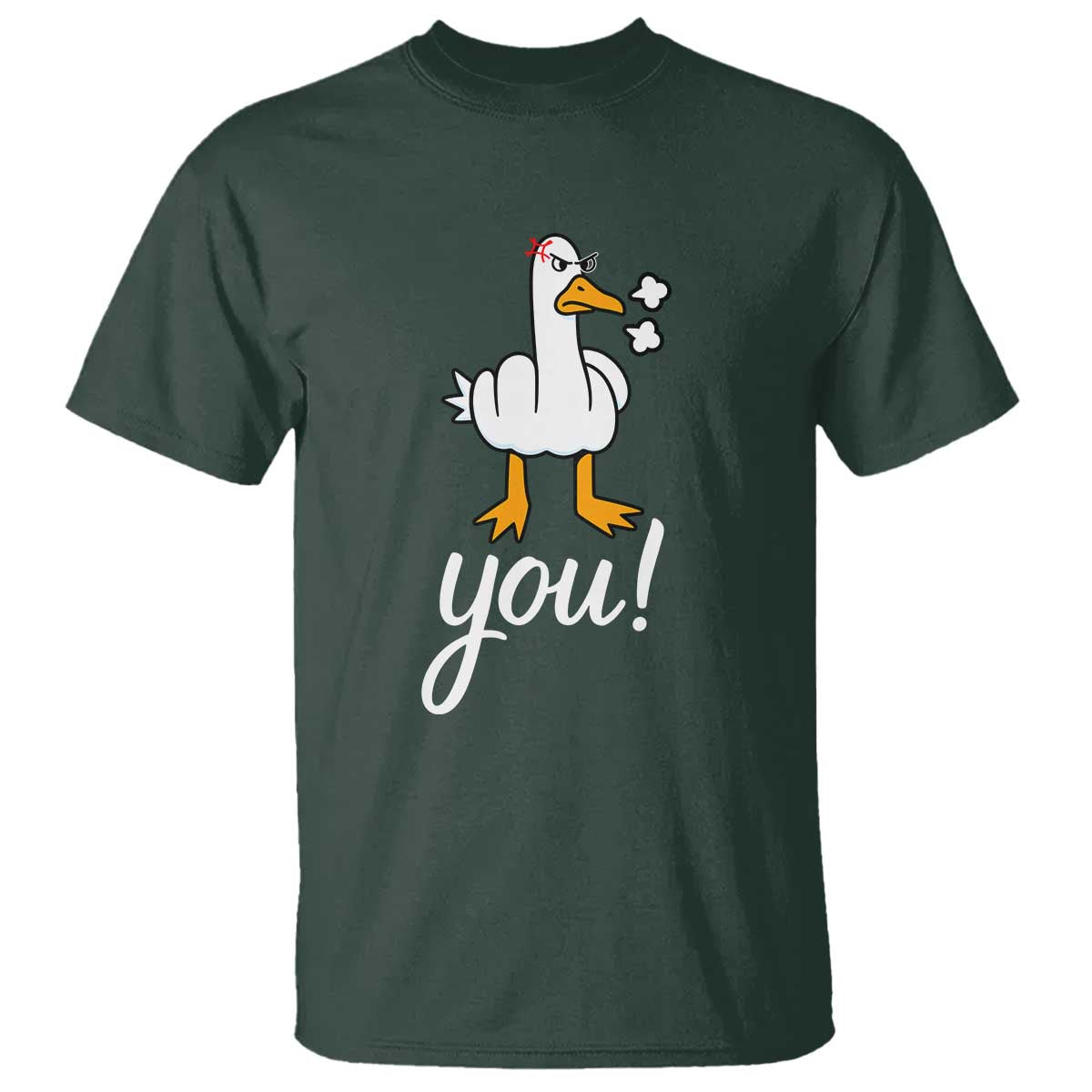 Funny Sarcastic Duck You T Shirt Farm Animal Gift - Wonder Print Shop