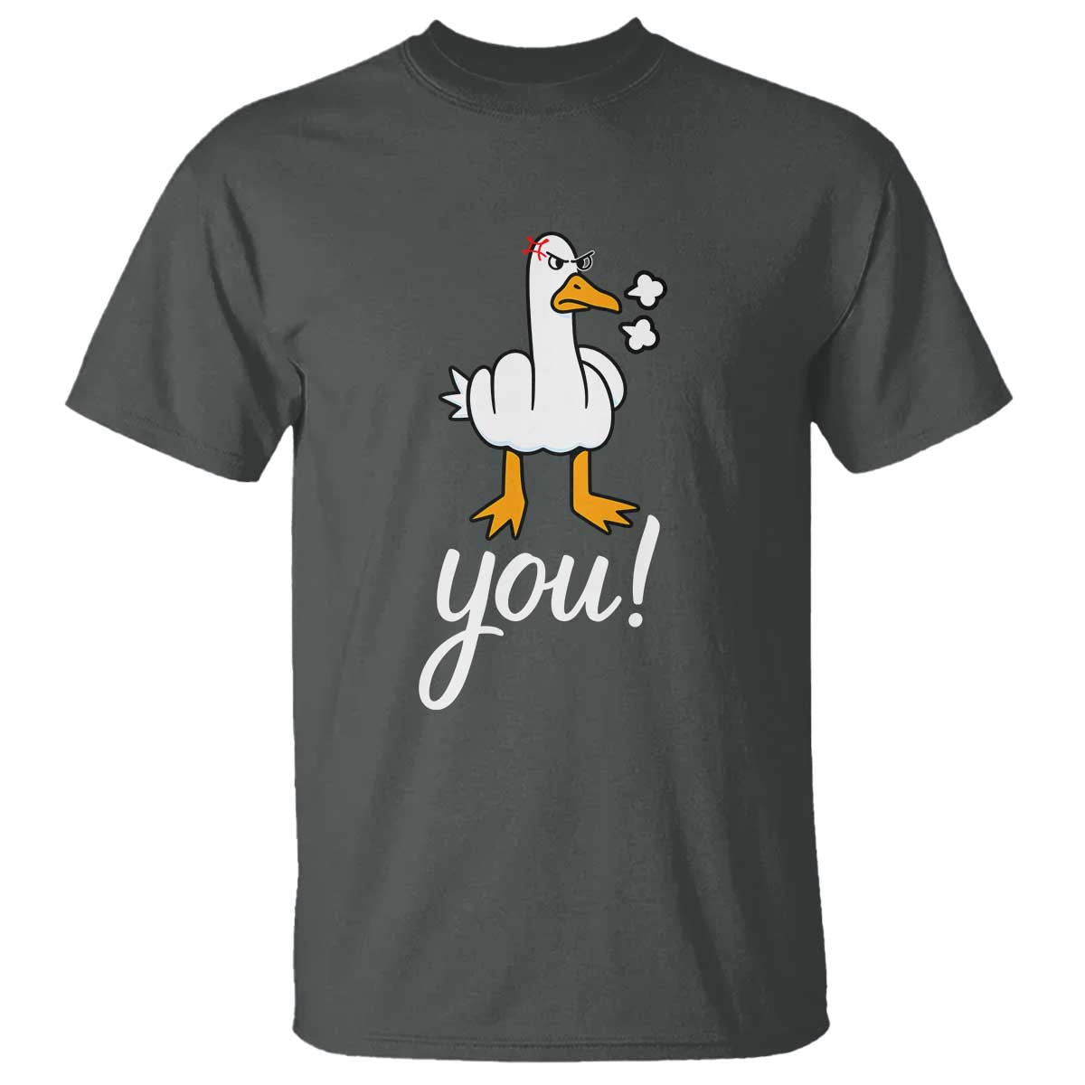 Funny Sarcastic Duck You T Shirt Farm Animal Gift - Wonder Print Shop